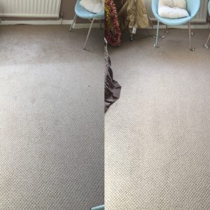 Lounge Carpet – Before and After